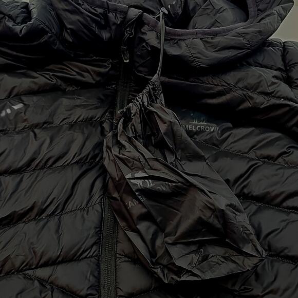 Camelcrown Women's Black Full Zip Hooded Down Puffer Jacket w/Glass Case Size 2X - Picture 9 of 12